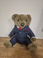 Vintage Rare Russ Tycoon Teddy Bear  14  .
