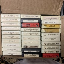 30 Assorted 8 Track Tapes Lot