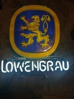 Lowenbrau Vintage Neon Beer Sign 1983 Lighted Bar Advertising USA