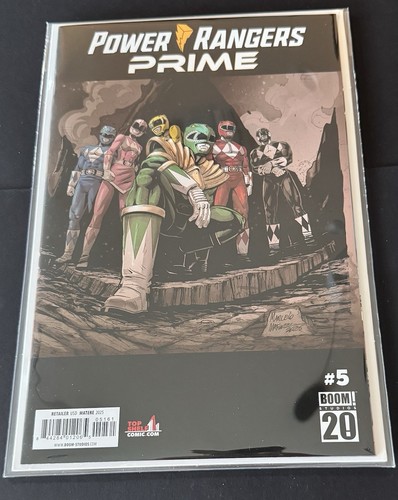 POWER RANGER PRIME #5 CVR 2025 MARCELO MATERE TOPSHELFCOMIC EXCLUSIVE