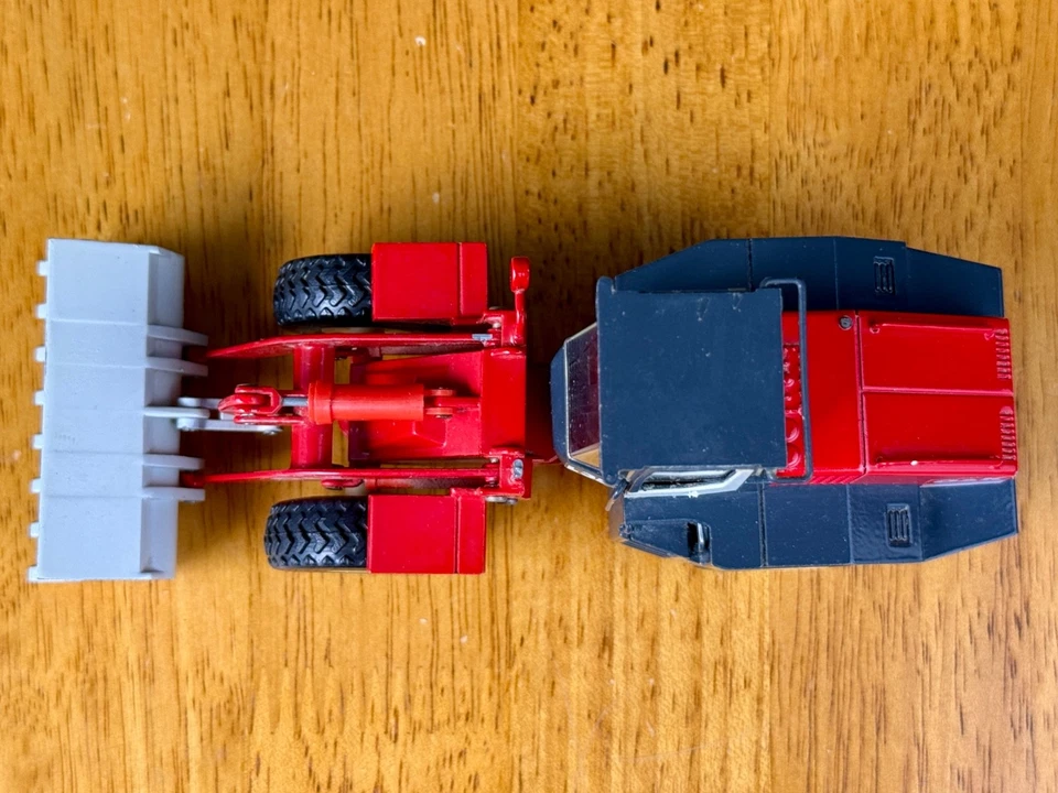 VINTAGE O&K L35 Wheel Loader By SIKU Die-cast 1:50 Scale Model Red/Gray Tractor - Image 3 of 4