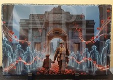 menin gate remembrance soldier  slate 20 x 30