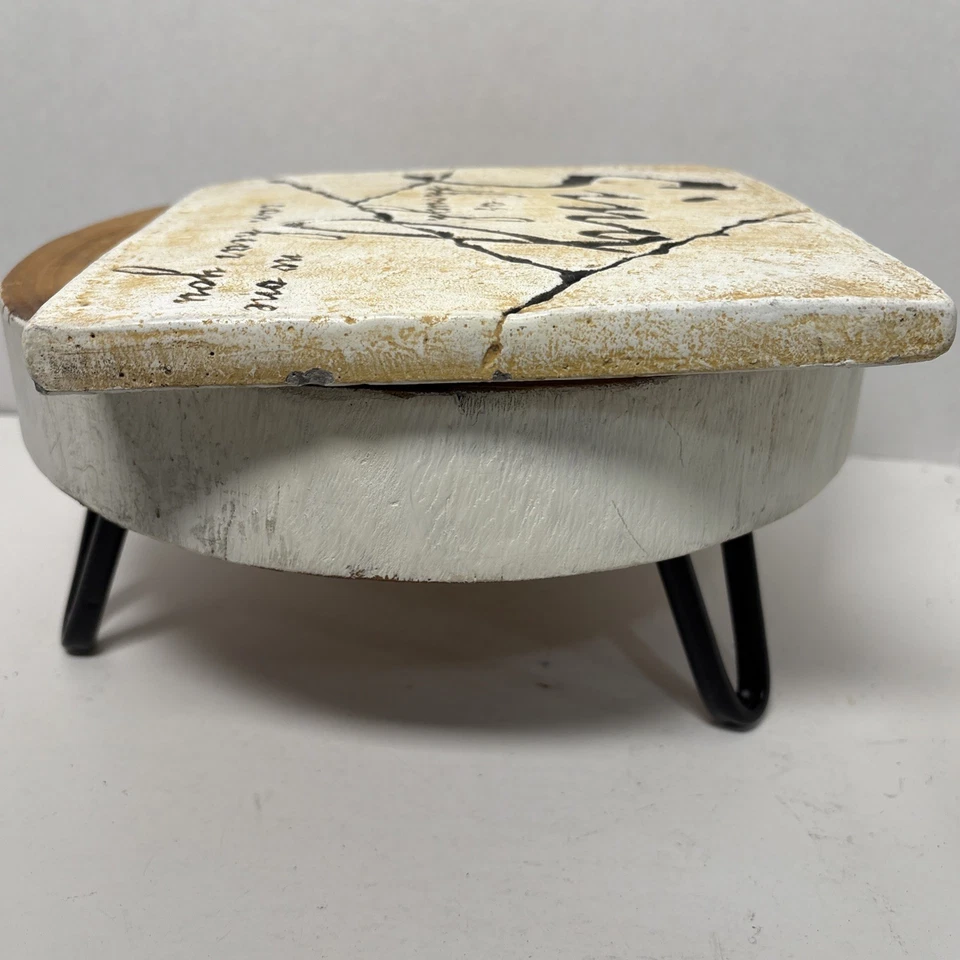 CERAMIC “SING AS THOUGH NO ONE CAN HEAR YOU” WALL PLAQUE HANGING 8”x8” MUSIC - Image 3 of 4