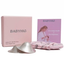 The Orginal Silver Nursing Cups   Silver Nipple Shields for Breastfeeding - N...