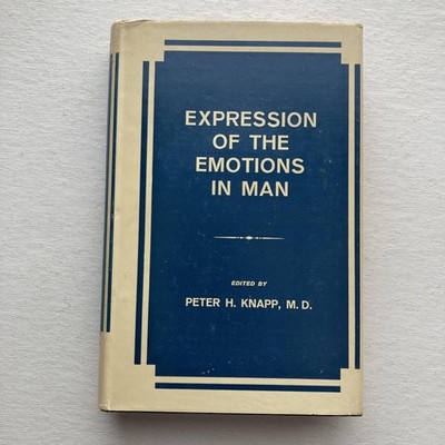 Vintage 1963 Expression Of The Emotions In Man Knapp Blue HC Psychology Book