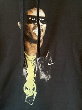 771-  Prime Time  Deion Sanders Nike Men  s Black Hoodie Size Small NWT