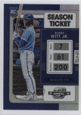 2022 Panini Chronicles Contenders Optic Holo Prizm Bobby Witt Jr #19 vs3