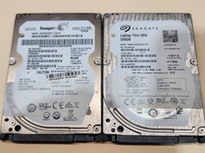 Lot of 2 500GB Seagate Laptop Thin HDD, 2.5" Laptop SATA III 7200RPM, ST500LM021