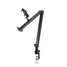 Microphone Boom Arm with Desk Mount 360° Rotatable Adjustable Mic Stand