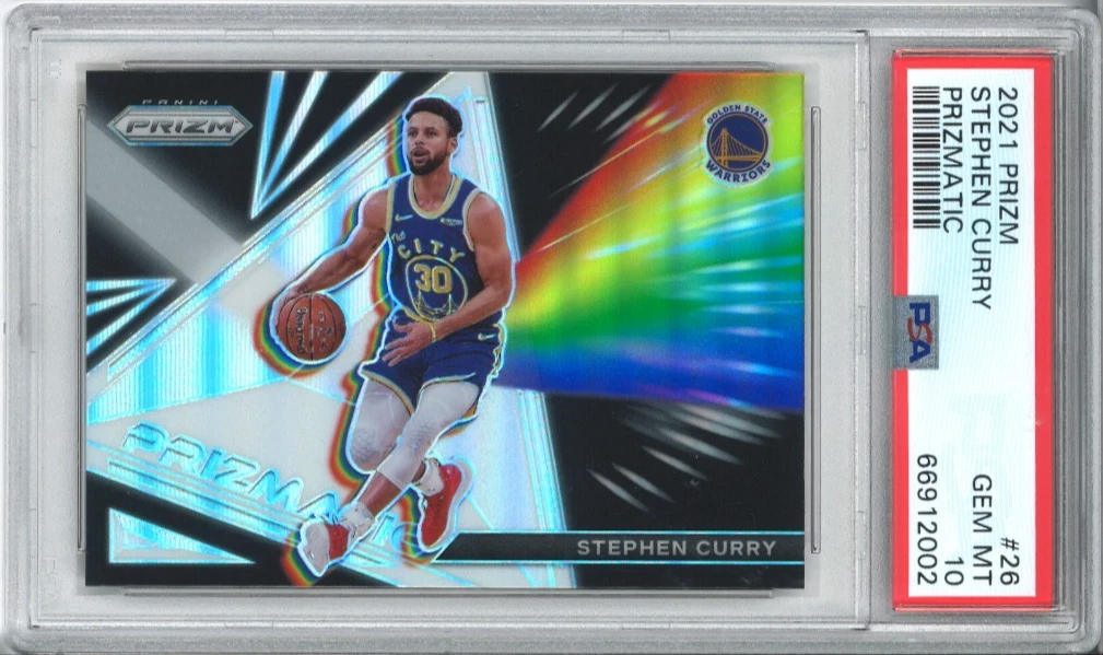 Panini Stephen Curry 10 Graded Basketball Sports Trading Cards