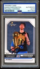 ISAIAH HARTENSTEIN 2024-25 NBA FINALS PANINI INSTANT SIGNED AUTO PSA DNA