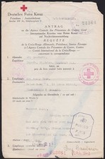 GB GUERNSEY 1943 WW2 German Occupation Red Cross message - censor..........D7582