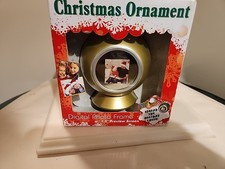  CHRISTMAS ORNAMENT DIGITAL PHOTO FRAME 1.5" SCREEN UP TO 107 PHOTOS NEW SEALED