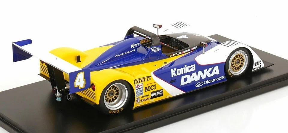 RILEY & SCOTT - MKIII OLDSMOBILE No.4 WINNER 24h DAYTONA 1996 w/Case 1/18 Spark - Image 2 of 4