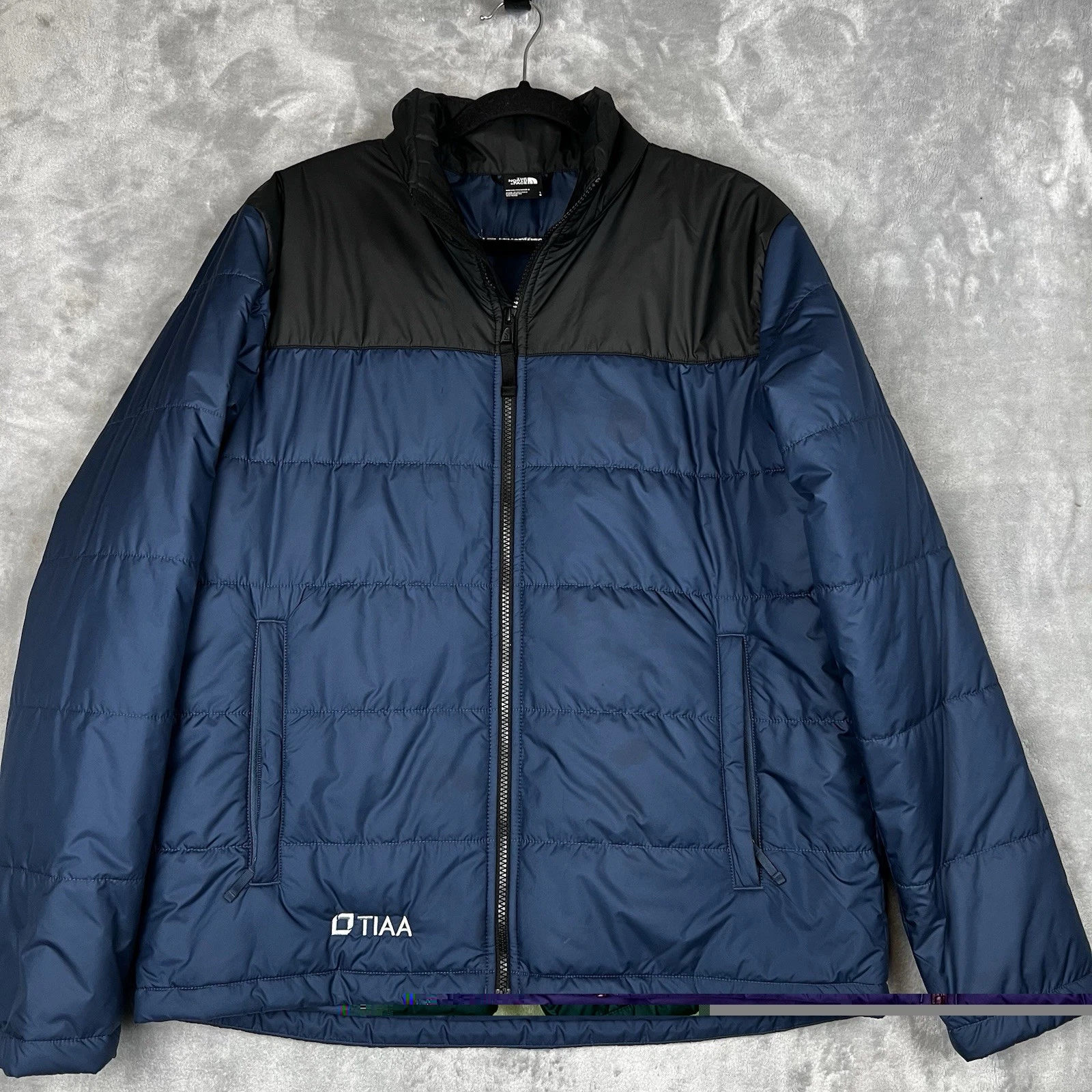 North Face Everyday Insulated Jacket Blue Size Large Embroidered