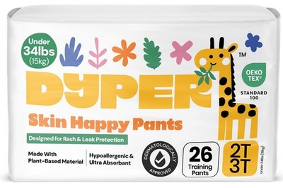 DYPER Toddler Potty Training Pants Girls & Boys, Honest Ingredients, Day & Ov...