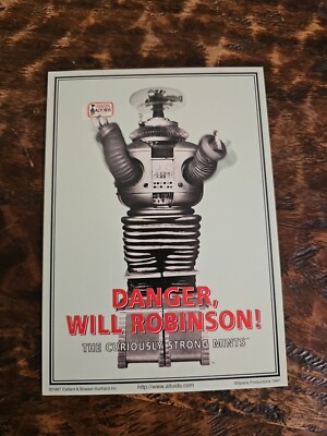 Max Racks Danger, Will Robinson! Altoids Postcard 1997