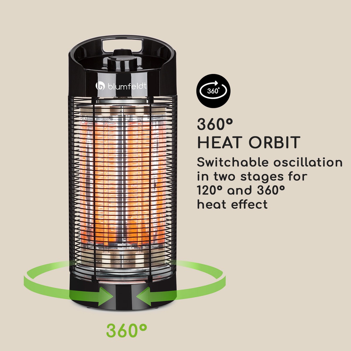 Heat Guru Plus Blumfeldt Electric Patio Heater Blumfeldt Heat Guru