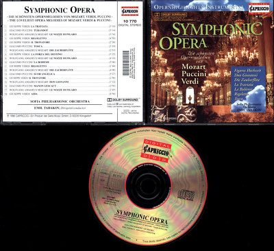 CD SYMPHONIC OPERA MOZART PUCCINI VERDI EMIL TABAKOV