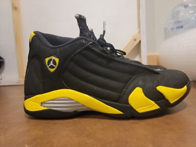 Nike Air Jordan 14 XIV Retro Thunder 487471-070 Yellow Black