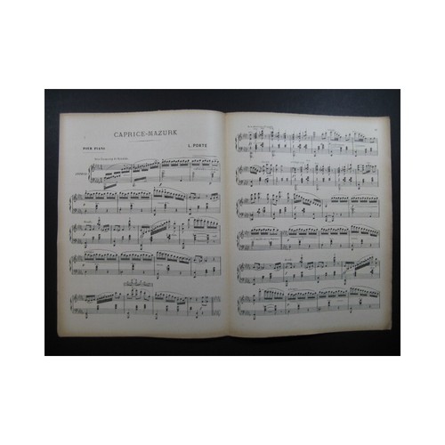 Piano Soleil No 8 Ch. Gounod L. Porte Piano 1898 - Imagen 3 de 3