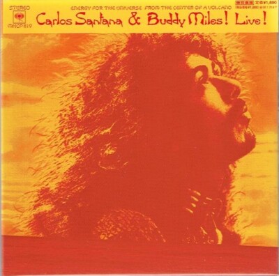 Carlos Santana & Buddy Miles  ''Live!'' Japan LTD Mini LP CD Paper Sleeve w/OBI