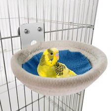 Round Budgie Bird Nest Bed Hung On Bird Cage Breeding Tray Bird Bed