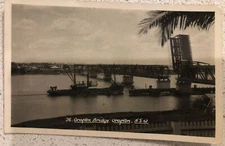 Vintage RPPC Postcard - Murray Views Grafton Bridge, Grafton NSW