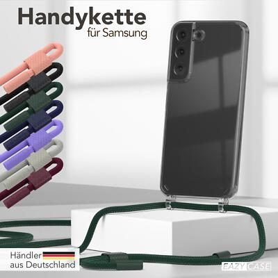 Umhängehülle für Samsung Galaxy Handytasche  Band Handy Hülle Kordel Transparent