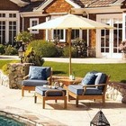 3 PC TEAK SOFA SET GARDEN INDOOR OUTDOOR PATIO FURNITURE POOL - SACK DINING DECK