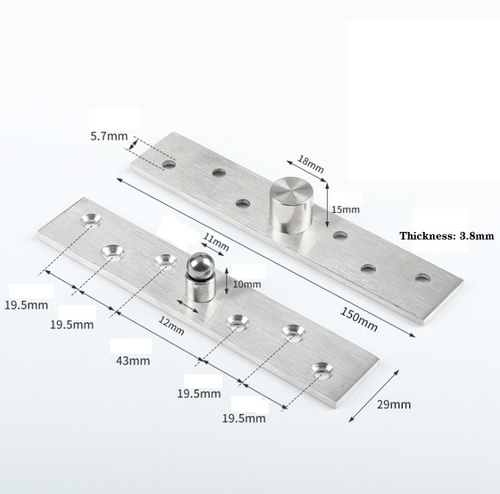 1set 360° Rotation Axis 150mm Stainless Steel Up and Down Doors ...