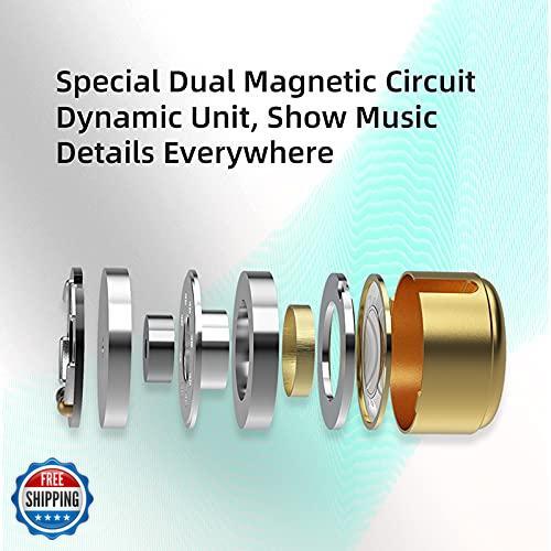 keephifi KZ EDX Pro in Ear Monitors with Microphone KZ IEM Earphones Dual DD 