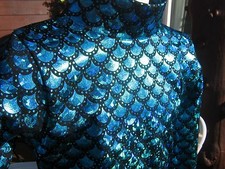 Western show shirt, Turquoise, pleasure Leadline, Rodeo GIRL XS S M L XL