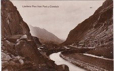 The Pass From Pont Y Cromlech, LLANBERIS, Caernarvonshire RP