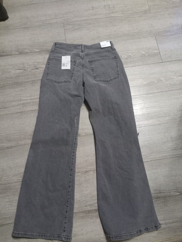 Womens Forever 21 Light Grey Jeans 90s Fit Size 26 New With Tags - Picture 4 of 8