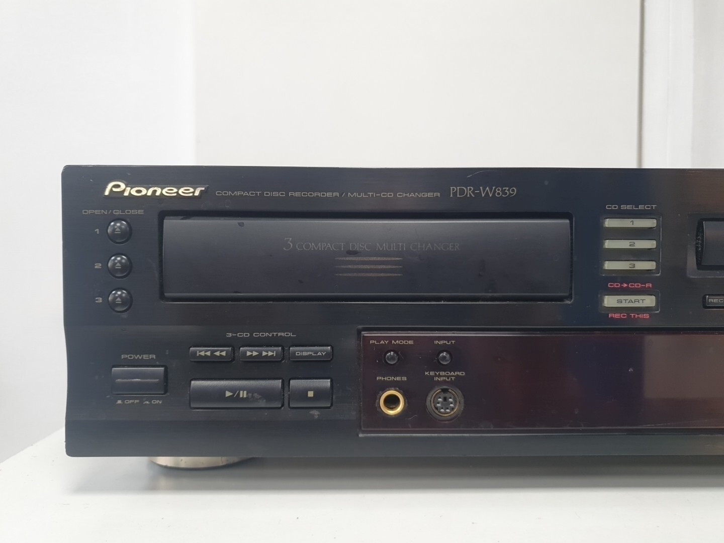 PIONEER PDRW839 Compact Disc Recorder/Multi CD Changer Player Please