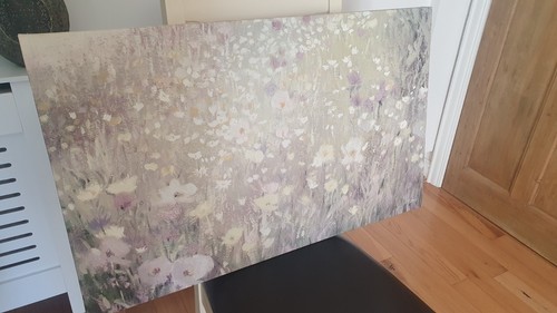 Laura Ashley Meadow Canvas 90cm x 55cm - Great Condition - Picture 5 of 5