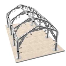 High Gable Reinforced Canopy Fittings Kit 1-3/8" ID | Tent Shade RV Carport Boat