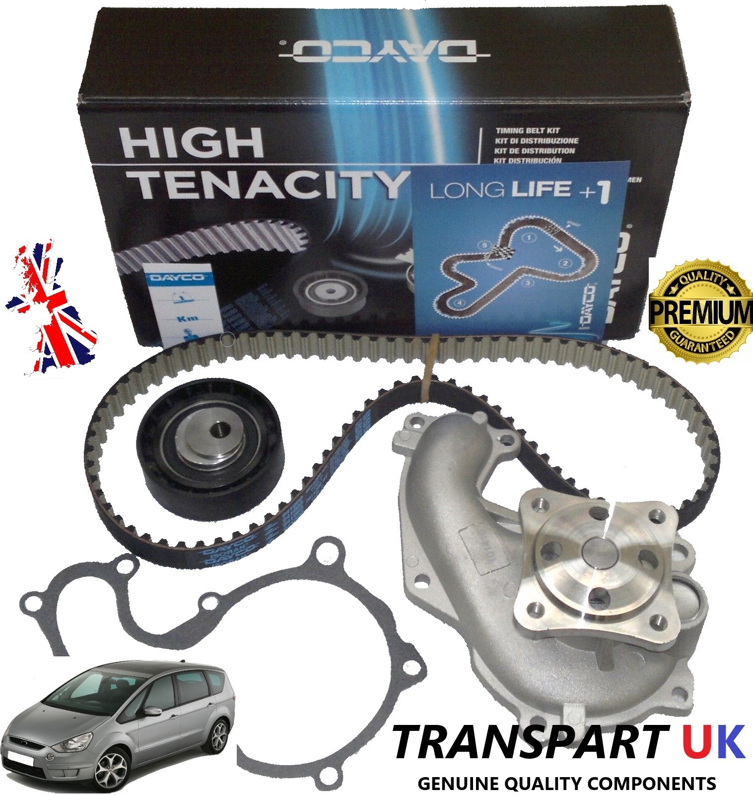FORD SMAX SMAX 1.8 DIESEL TDCI TIMING BELT KIT CAM BELT KIT WATER PUMP
