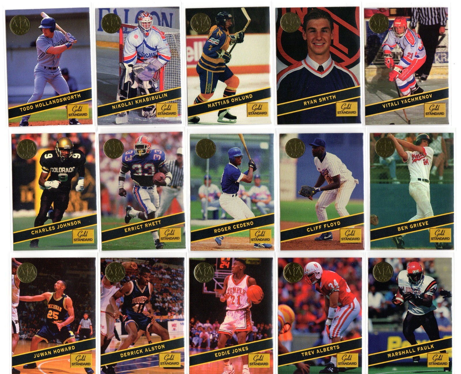 1994 SIGNATURE ROOKIES GOLD STANDARD SINGLES------------PICK FROM LIST----------