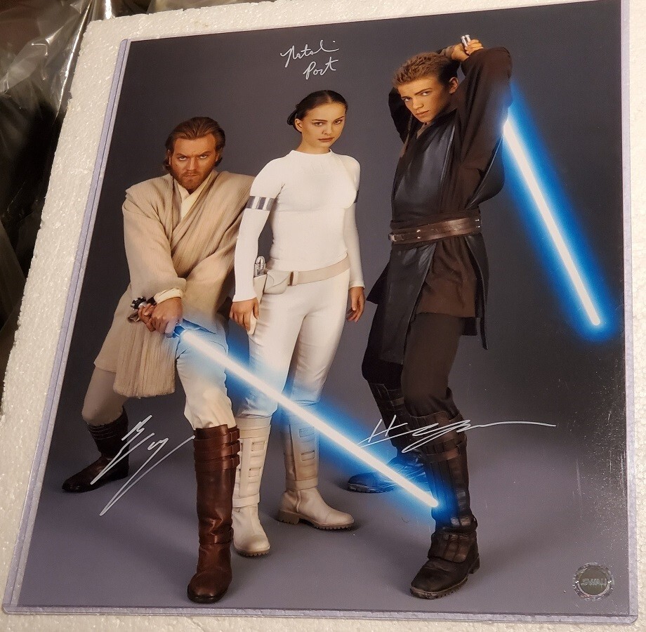 Natalie Portman Autographed Signed Ewan McGregor Hayden