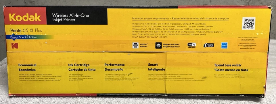Kodak Verite 65 XL Plus Printer Wireless All In One Inkjet Printer Special Ed. - Image 4 of 4