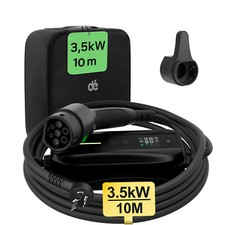 10M EV Charger Type 2 Portable EV Charging Cable 3.5kW 15A dé for Tesla BYD MG