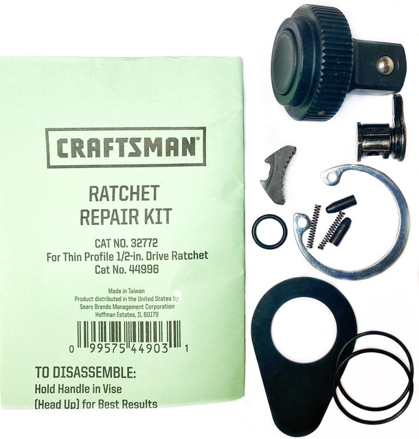 Craftsman Repair Kit 32772 for ½” Drive Thin Profile Ratchet 44996
