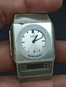 Vintage Casio Dual Time Quartz Japan 702A1-H79 B FOR  PARTS/REPAIR/WATCHMAKER #. | eBay