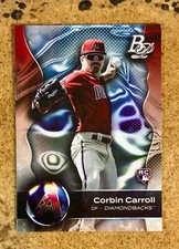 2023 Bowman Platinum Ice Foil Corbin Carroll RC #31 Arizona Diamondbacks