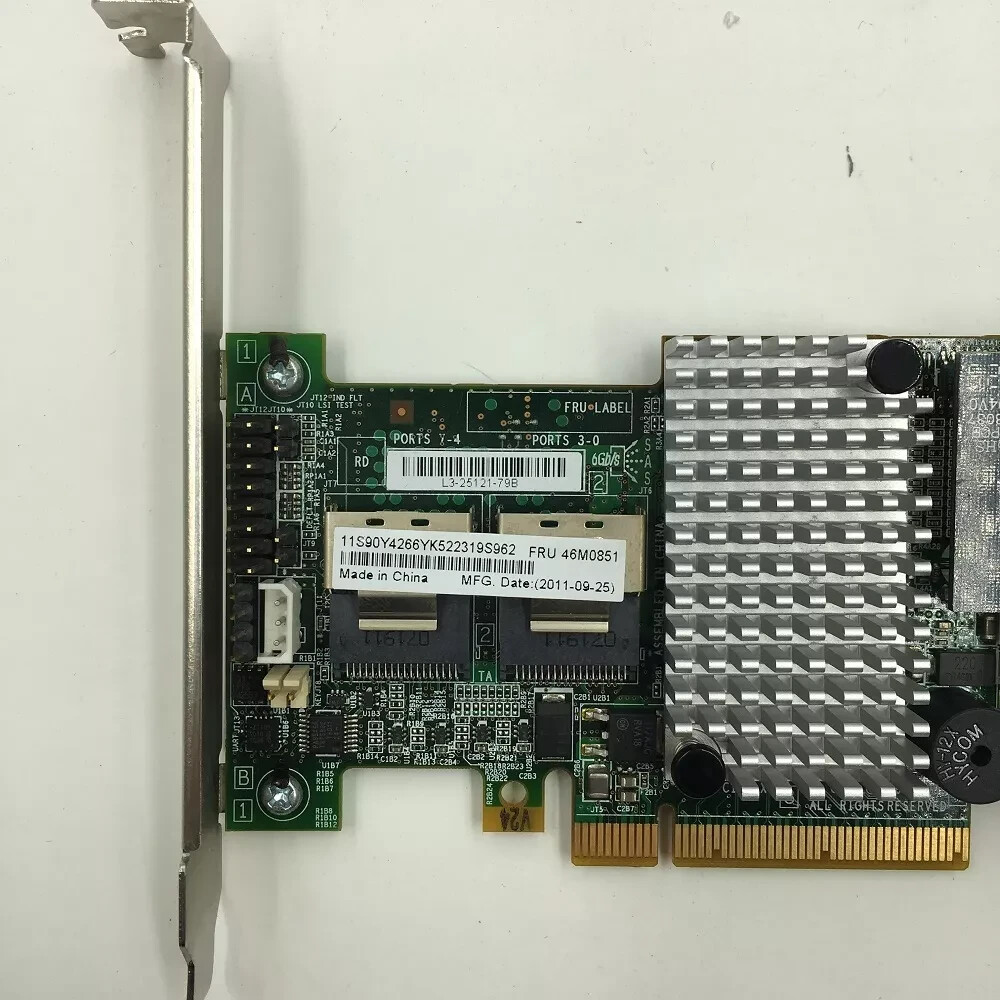 8-Port Intel RAID Controller RS2BL080 6Gb/s SAS SATA PCI-E x8 + Backup Battery
