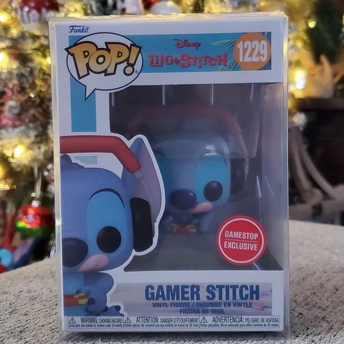 Disney Gamer Stitch Funko Pop Gamestop Exclusive New 1229 Lilo And Stitch
