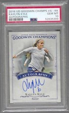 KAYLYN KYLE 2016-17 UD GOODWIN CHAMPIONS AUTO PSA 10 GEM MINT POP 2