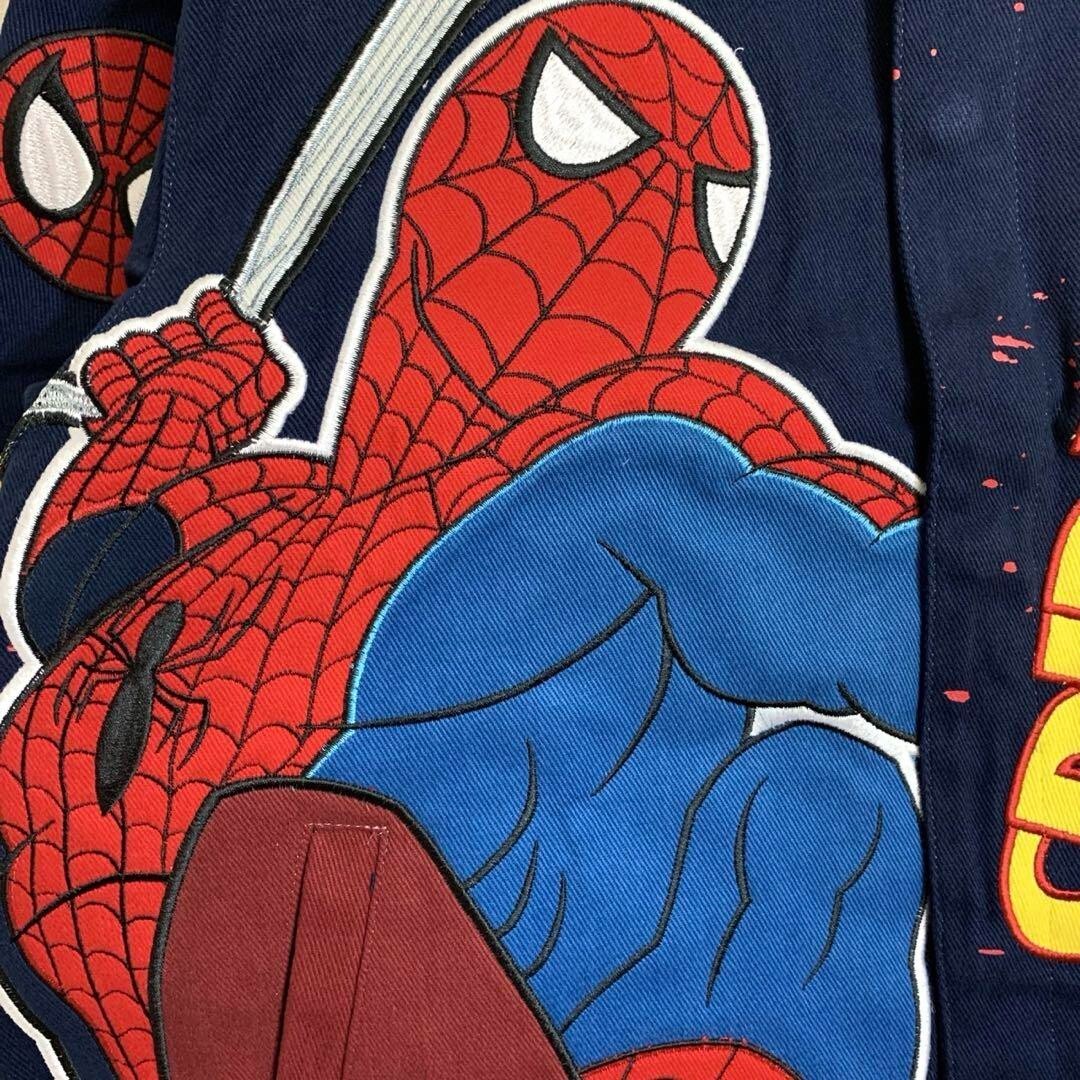 jh Design MARVEL Spider-Man Racing Jacket Navy Youth Size jh Design MARVEL Spider-Man Racing Jacket Navy Youth Size